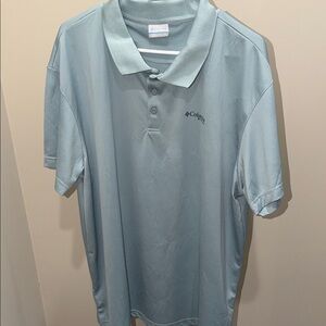 Columbia Light Blue Short-Sleeve Performance Polo